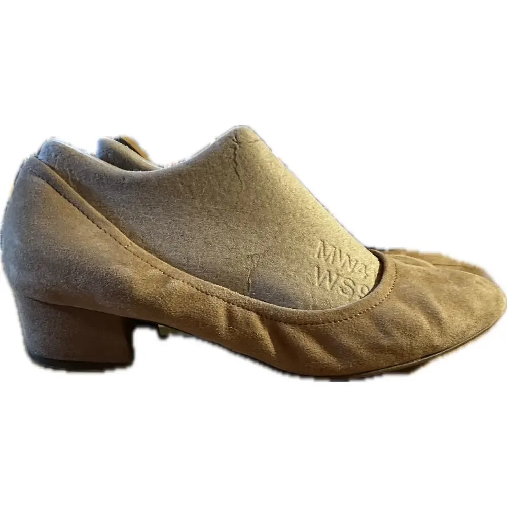 Franco Sarto Women's Slip-On Shoes Brown Suede Size 9.5‎ Casual